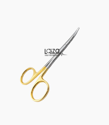 Blepharoplasty Scissors Curved Tungsten Carbide  4-1/2" (114mm) – Delicate Eyelid Surgery – German Stainless Steel